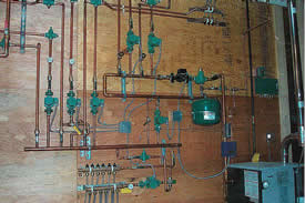 "Radiant Wall" Boiler Controls, Pumps and Manifolds